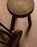 Wooden and Rope Stools Manner of Audoux - Minet, 1960's (2 available) - Lone Fox