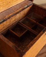Wooden Box with Compartments, Early 20th Century - Lone Fox