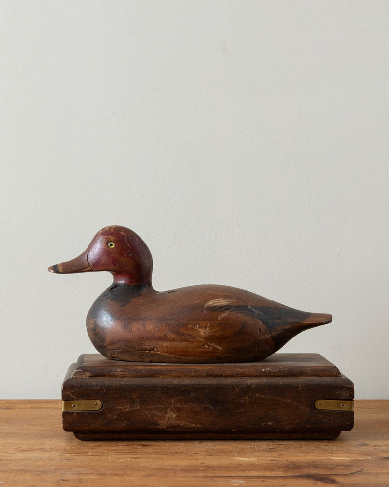 Wooden Duck Decoy Box, 1940's - Lone Fox