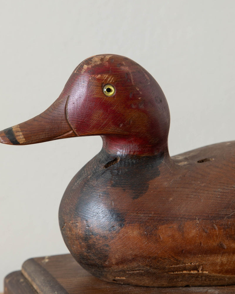 Wooden Duck Decoy Box, 1940's - Lone Fox