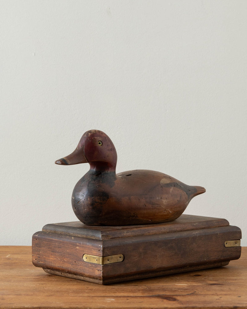 Wooden Duck Decoy Box, 1940's - Lone Fox