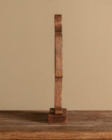 Wooden Figure Object, American, 1980's - Lone Fox