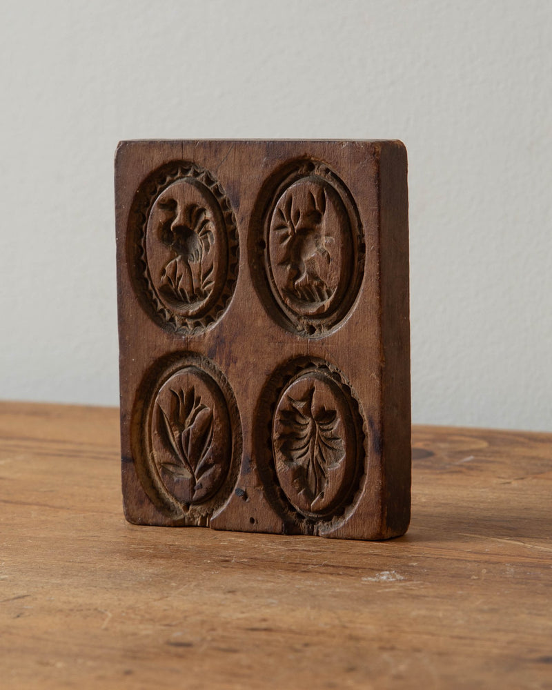 Wooden Pressed Cookie Mold - Lone Fox