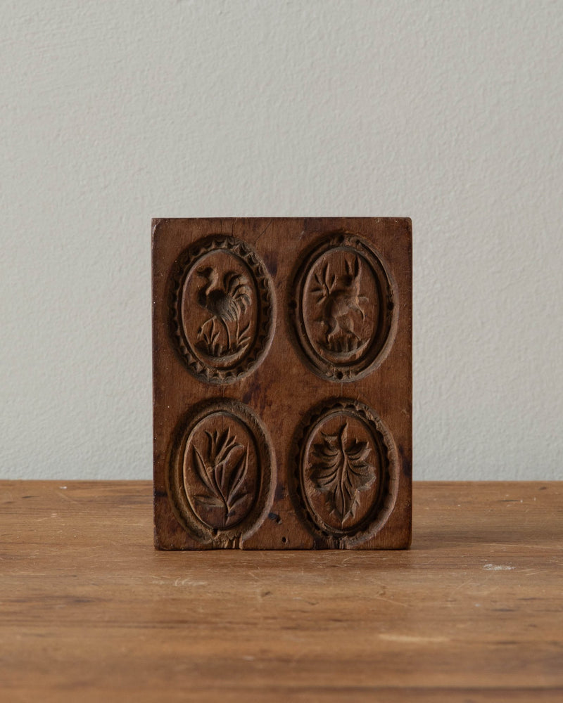 Wooden Pressed Cookie Mold - Lone Fox