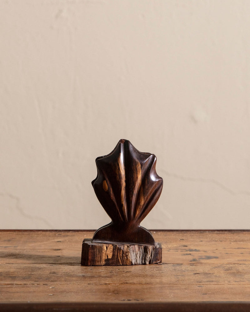 Wooden Shell Letter Holder/Napkin Holder - Lone Fox