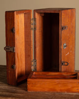 Wooden Tool Box with Handle, American, 1940's - Lone Fox