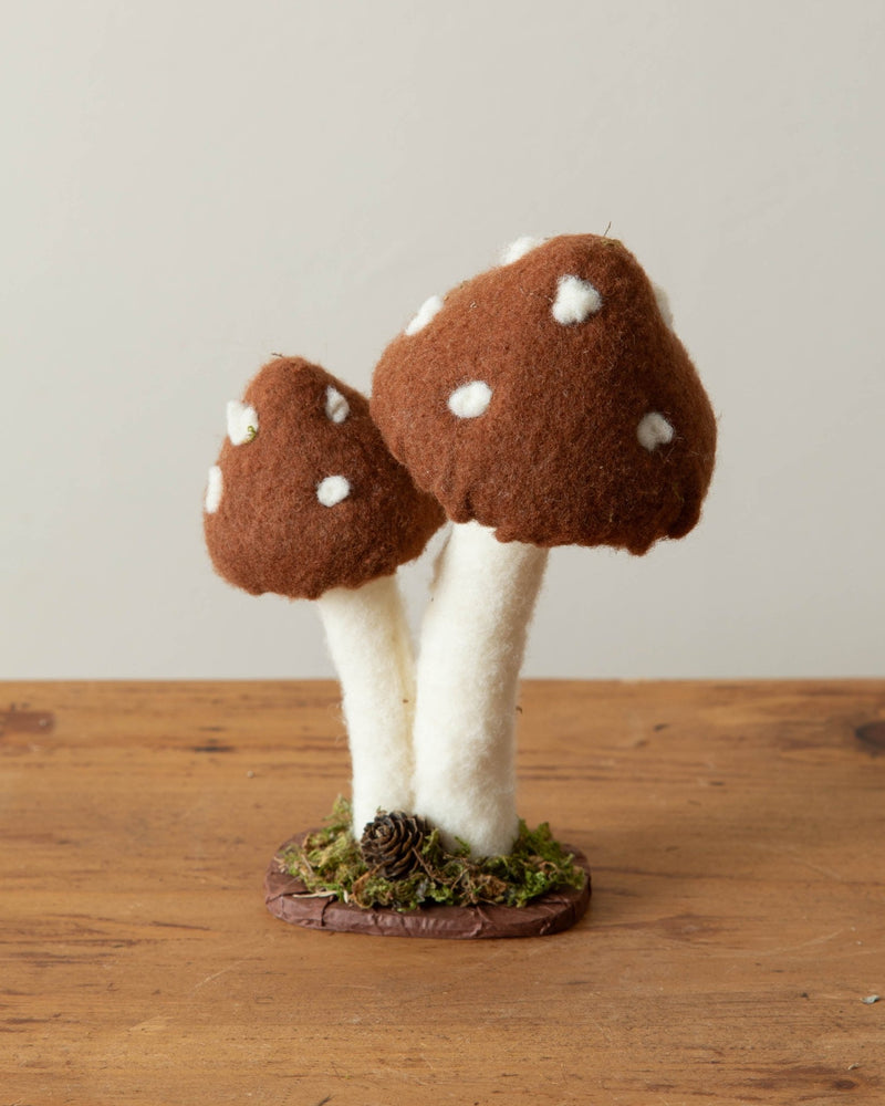 Woodland Felt Mushrooms - Lone Fox