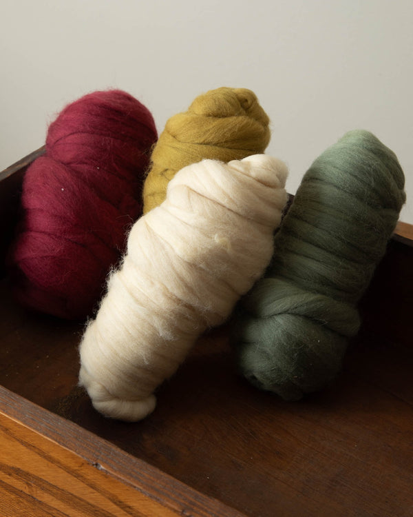 Wool Felt Roving Yarn - Lone Fox