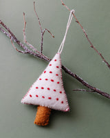 Wool Felt Tree Ornament - Lone Fox