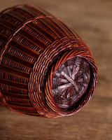 Woven Bamboo Vase, Japan, 1960's - Lone Fox