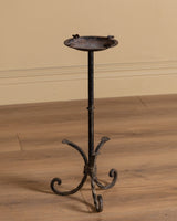 Wrought Iron Floor Ashtray Stand, Spain, Early 20th Century - Lone Fox