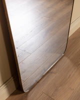 X-Large Tapered Brass Mirror 1, Italy, 1980s - Lone Fox