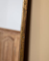 X-Large Tapered Brass Mirror 2, Italy, 1980s - Lone Fox