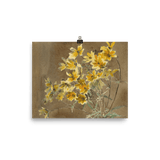 "Yellow and Orange Flowers" Art Print - Lone Fox