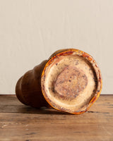 Yellow Nautilus Shell Footed Ceramic Planter - Lone Fox