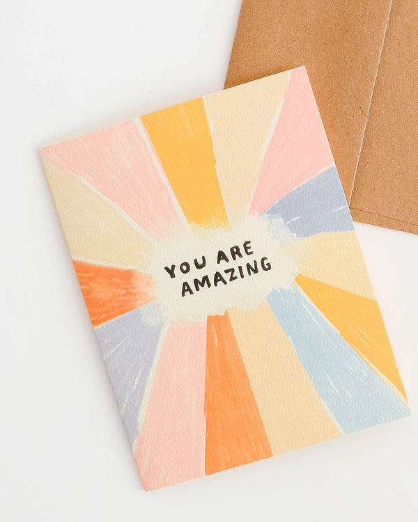 You Are Amazing Card - Lone Fox