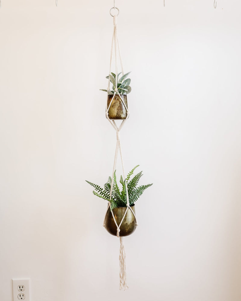 macrame plant hanger with pot included Your Favorite Macrame Plant Hangers – Lone Fox