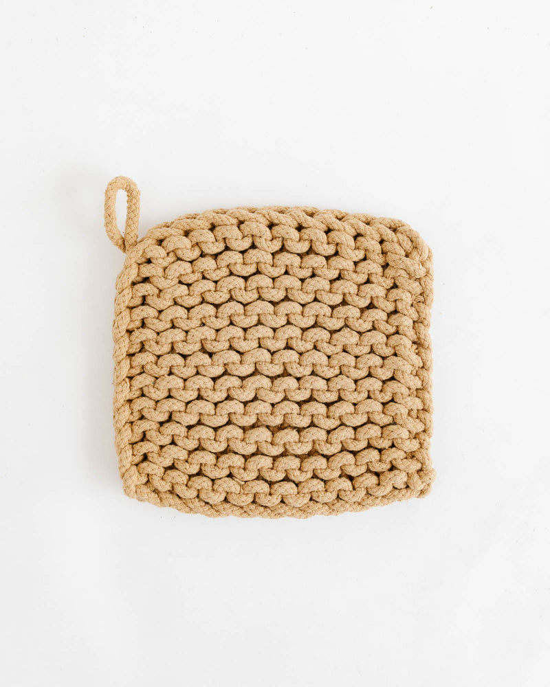 Crocheted Pot Holder- Pastel