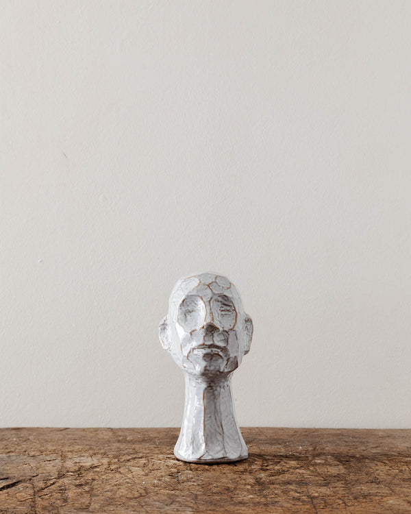 Medium Faceted Face Statue