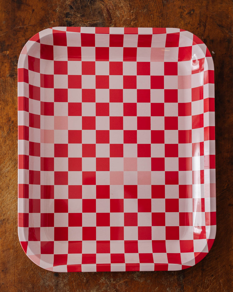 Domino Checkered Tray