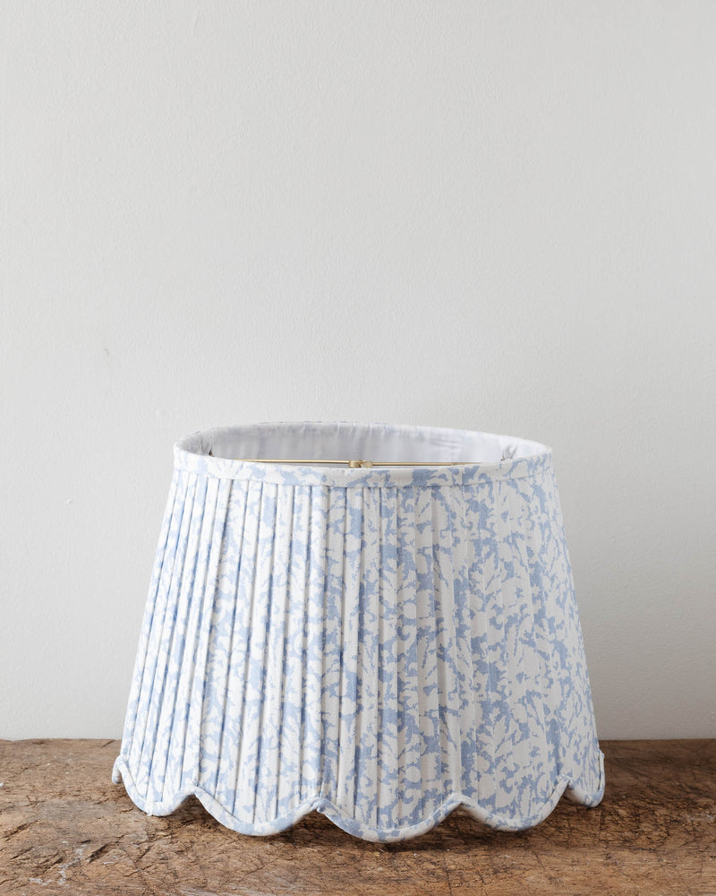 Scalloped Pleated Lampshade