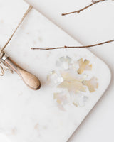 Snowflake Marble Cheese/Cutting Board Set