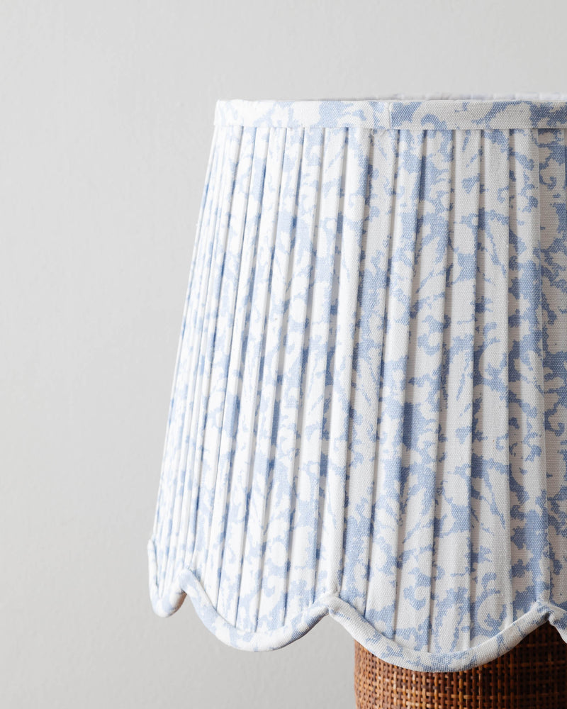 Scalloped Pleated Lampshade