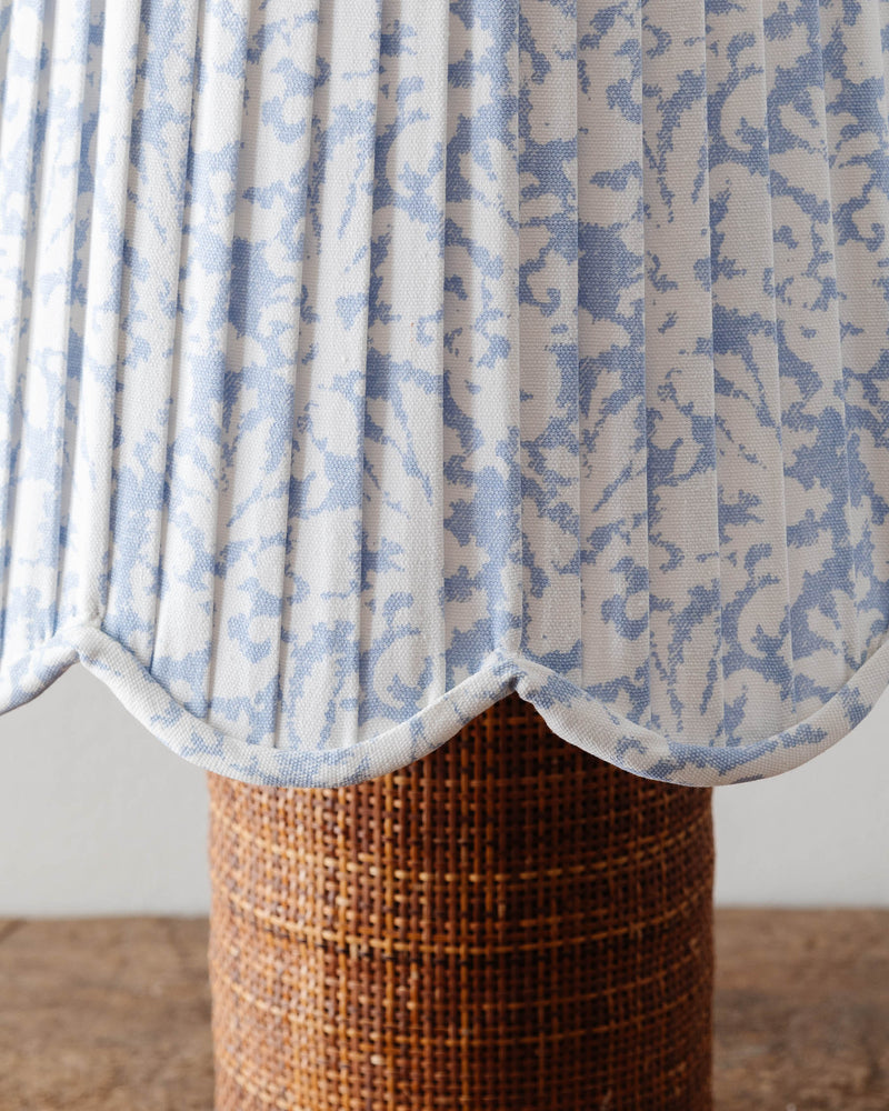 Scalloped Pleated Lampshade