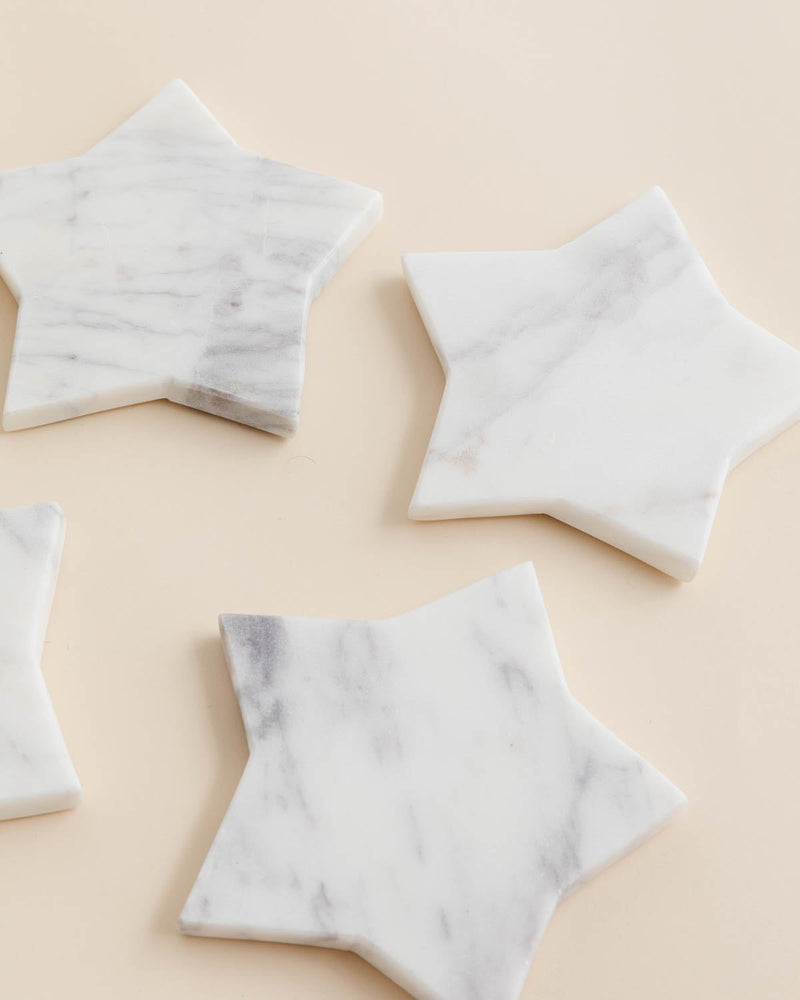 Marble Star Coasters