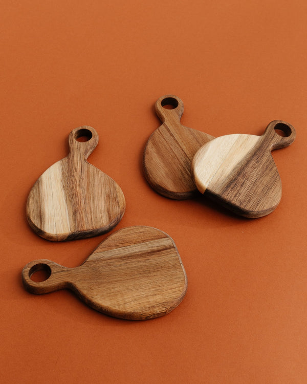 Wooden Tapas Coasters (Set of 4)