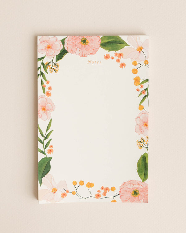 Pink Blooms Notepad
