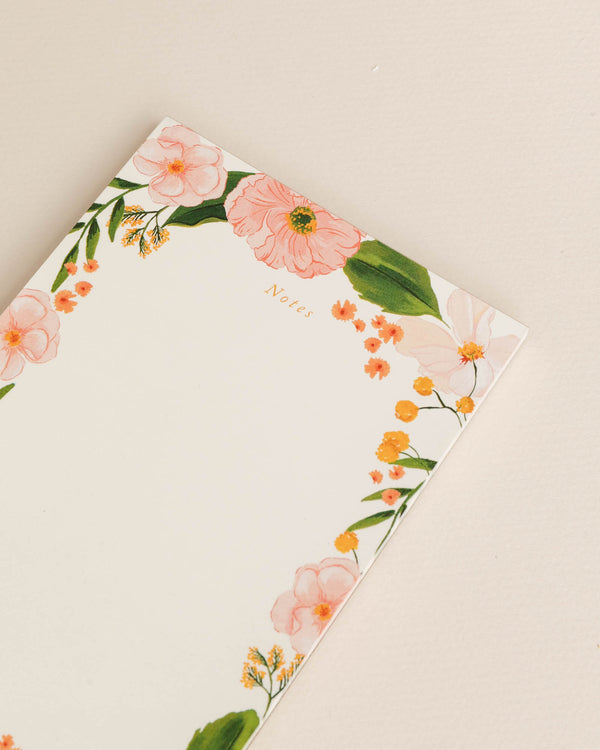 Pink Blooms Notepad