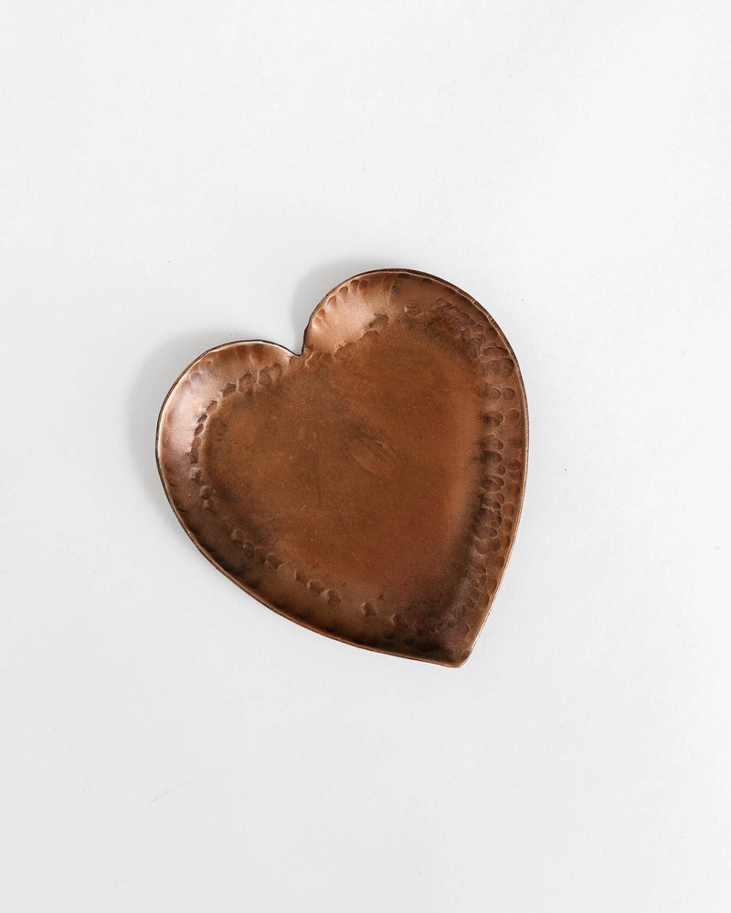 Small Heart Copper Dish