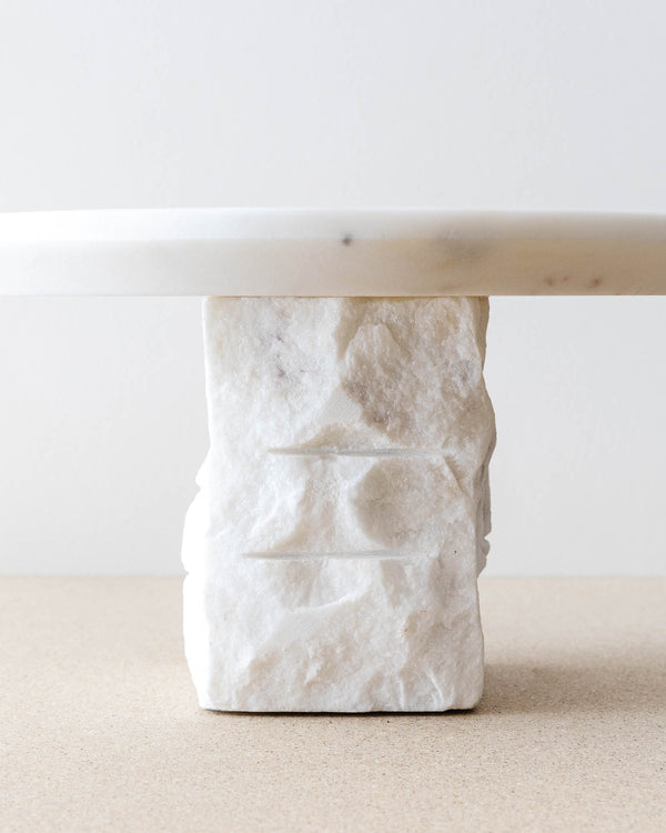 Raw Marble Pedestal