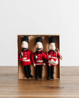 Felt Soldier Ornaments (Set of 3)