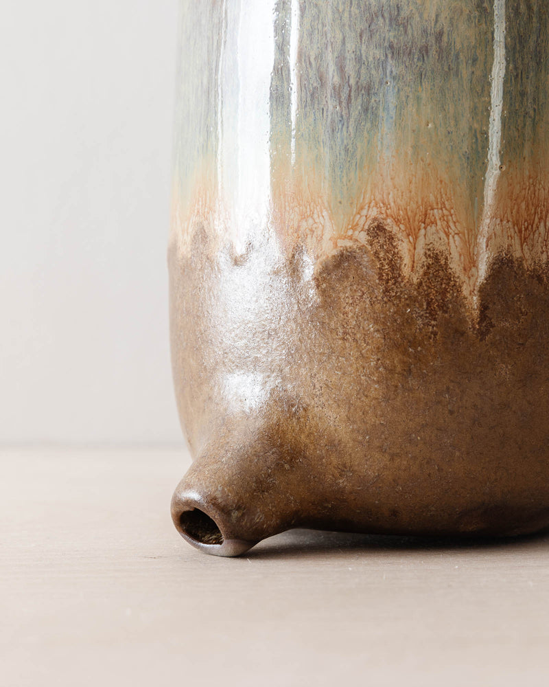 Glazed Ceramic Cup w/ Spout