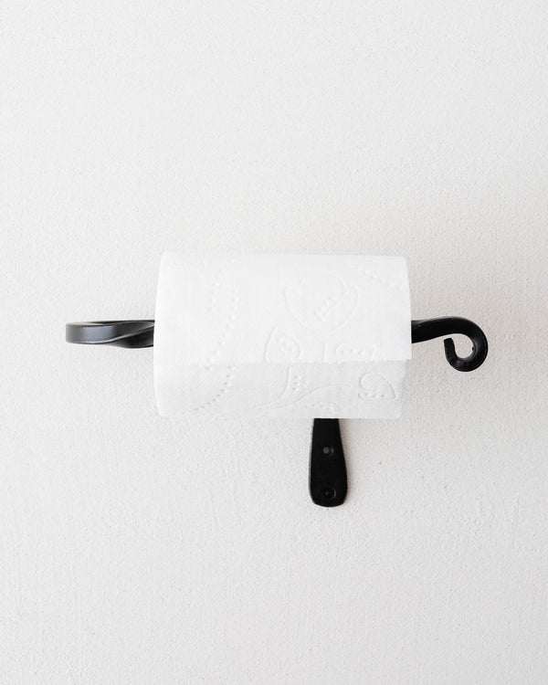 Wrought Iron Twisted Toilet Paper Holder