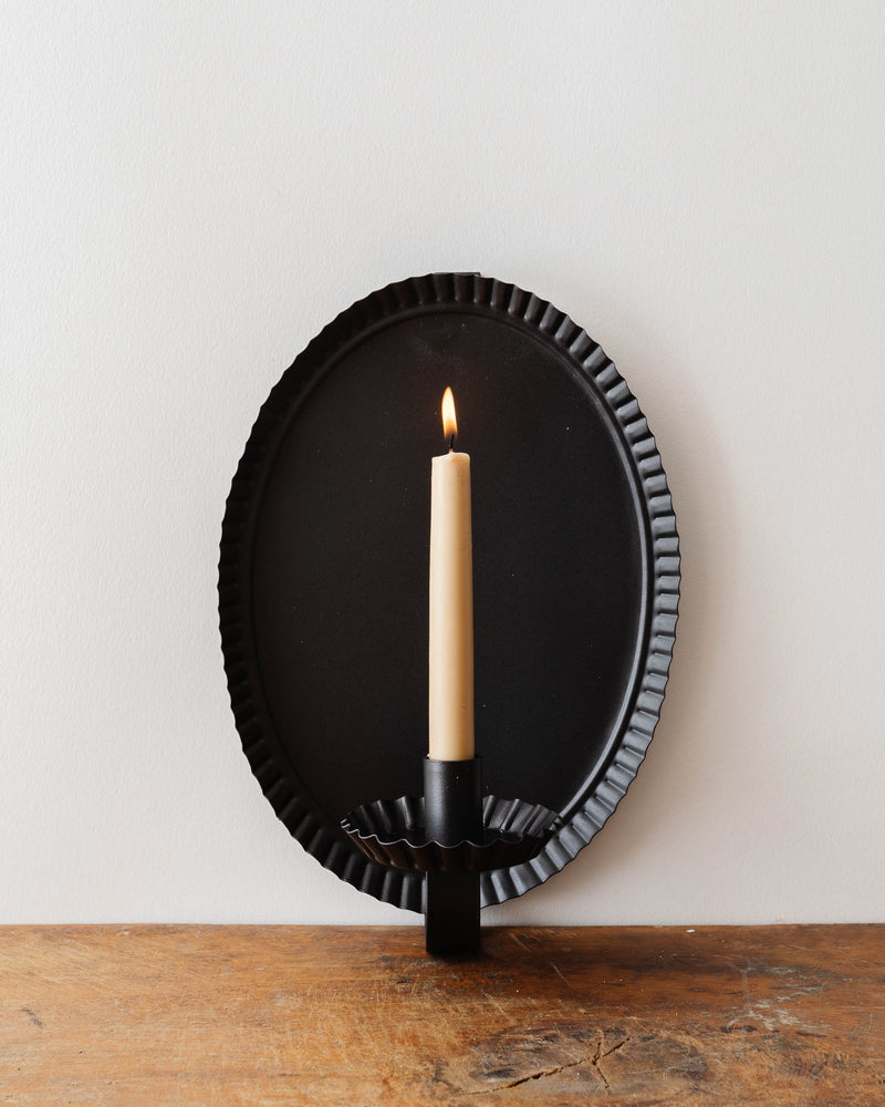 Oval Tinners Candle Wall Sconce