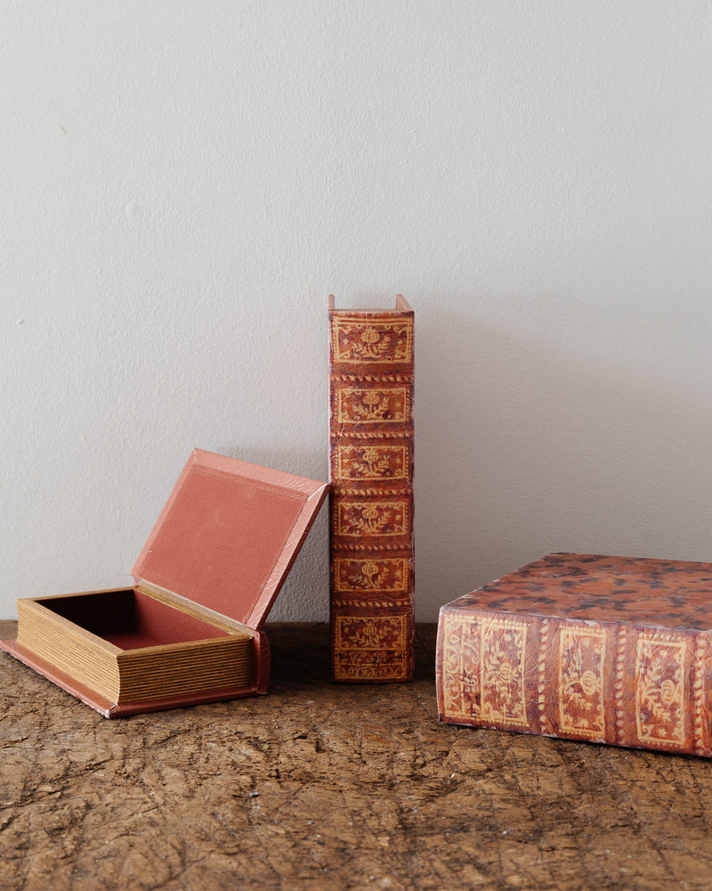 Distressed Book Boxes (Set of 3)