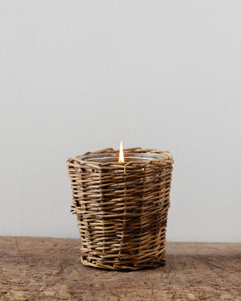 French Wicker Candle
