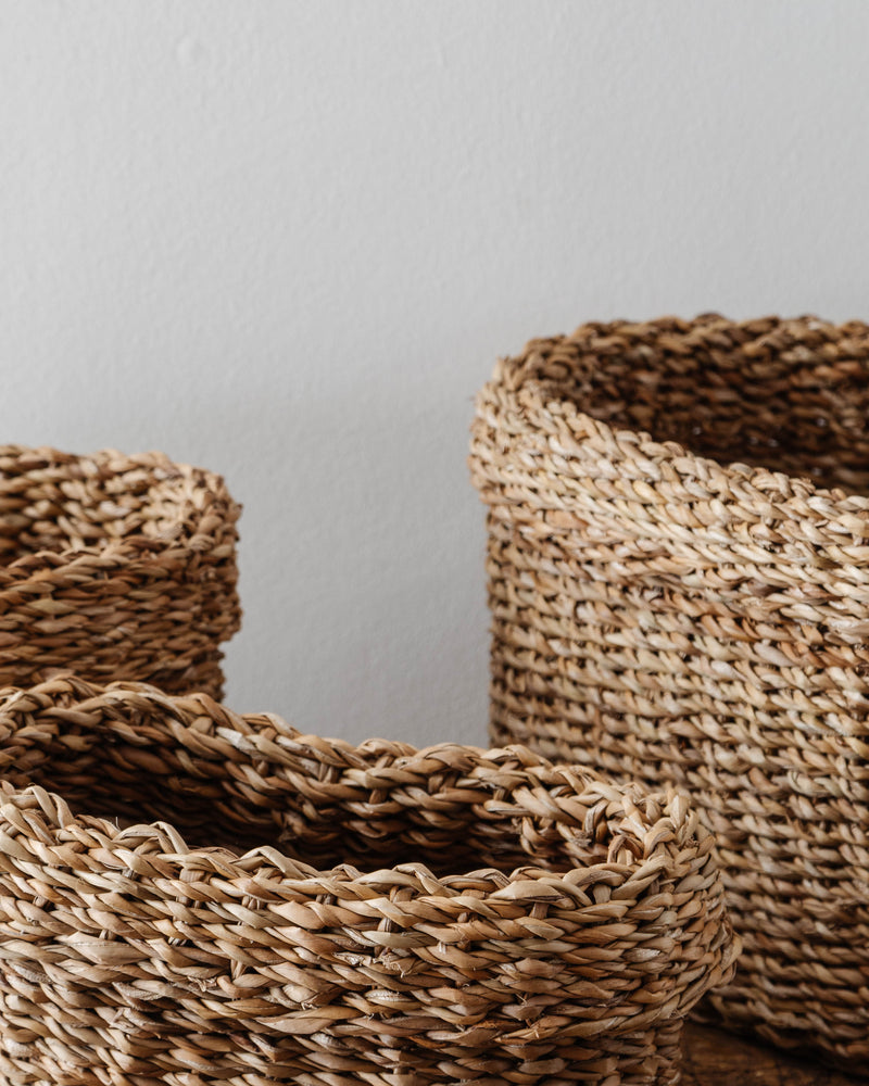Seagrass Oval Baskets (set of 3)