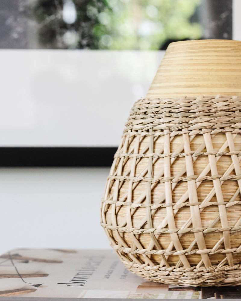 Turner Woven Bamboo Vase
