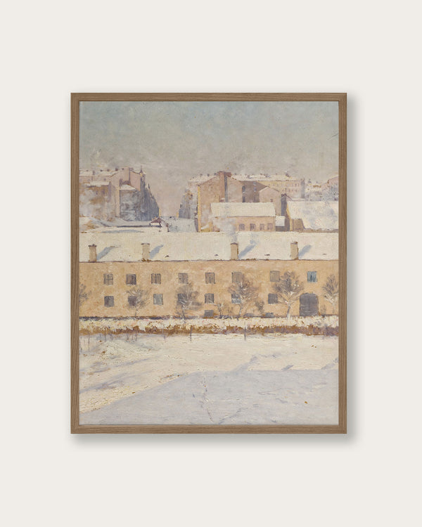 "A Winter Scene" Art Print