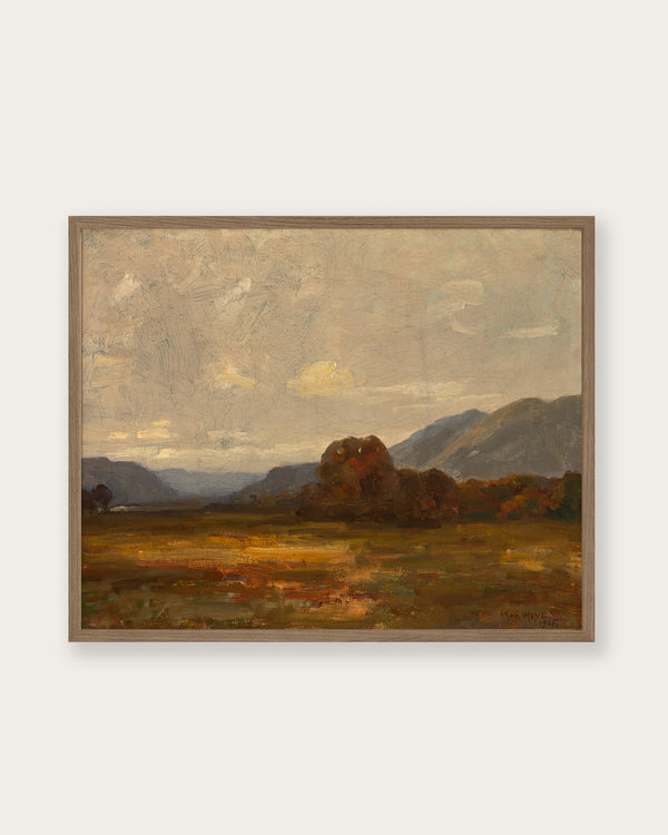 "Autumn Landscape" Art Print