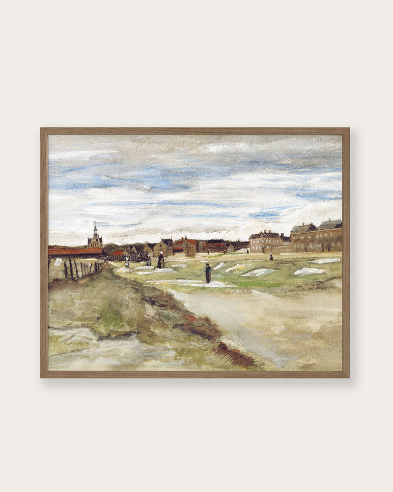 "Ground at Scheveningen" Art Print