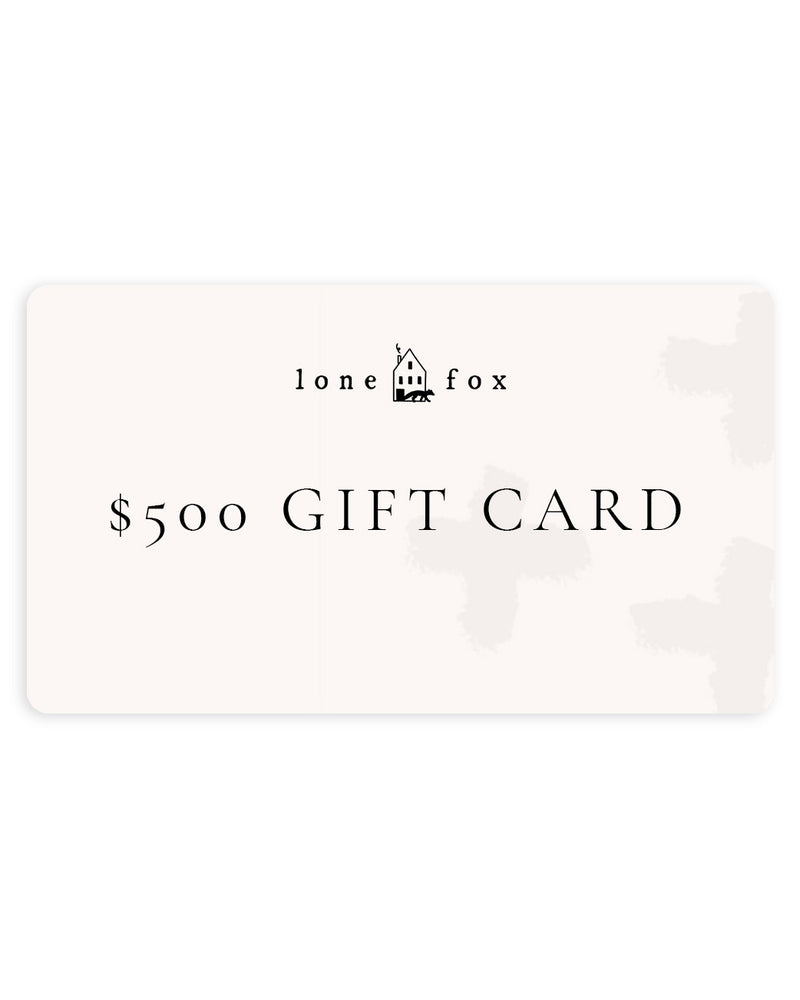Lone Fox Gift Card