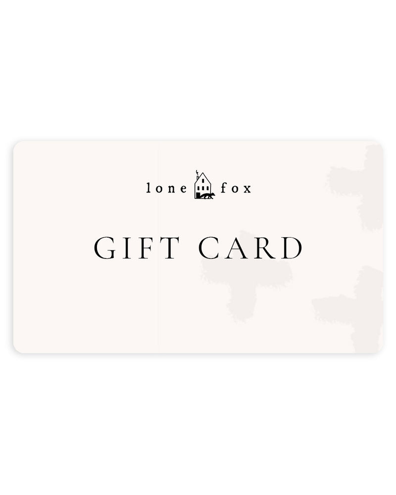 Lone Fox Gift Card