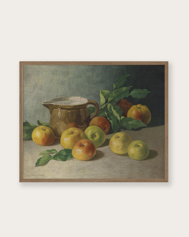 "Stillleben mit Apfeln" Art Print