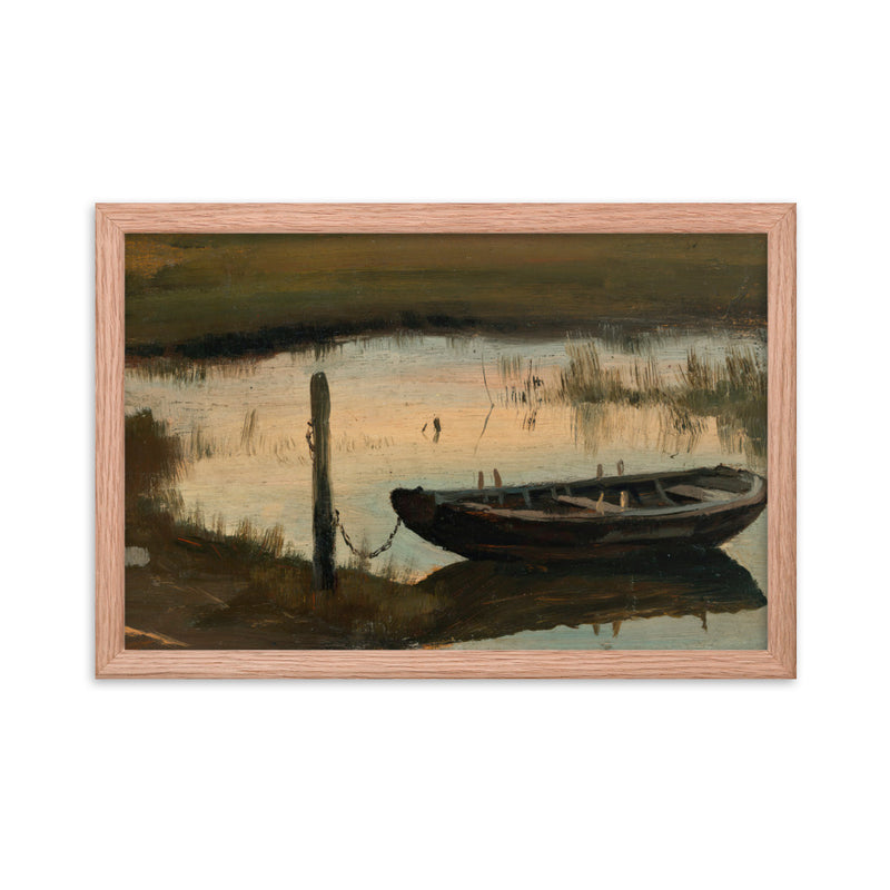 "Boat by the Shore" Art Print