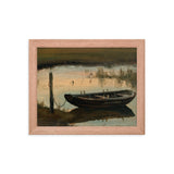 "Boat by the Shore" Art Print